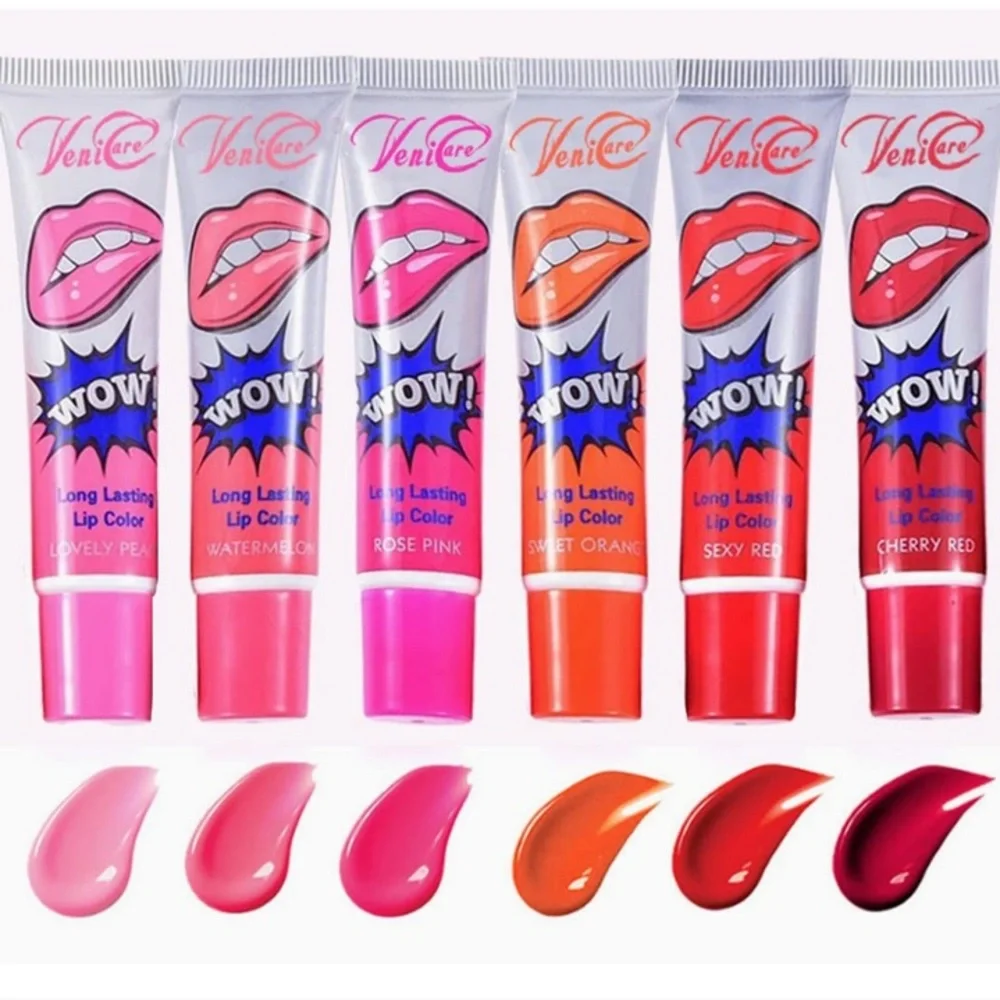 💎 Korean WOW Romantic Bear Sweet Orange Peel Off Tattoo Lip Stain Lip Gloss